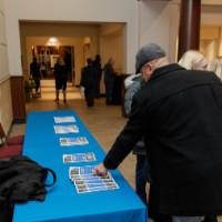 Attendee taking a program